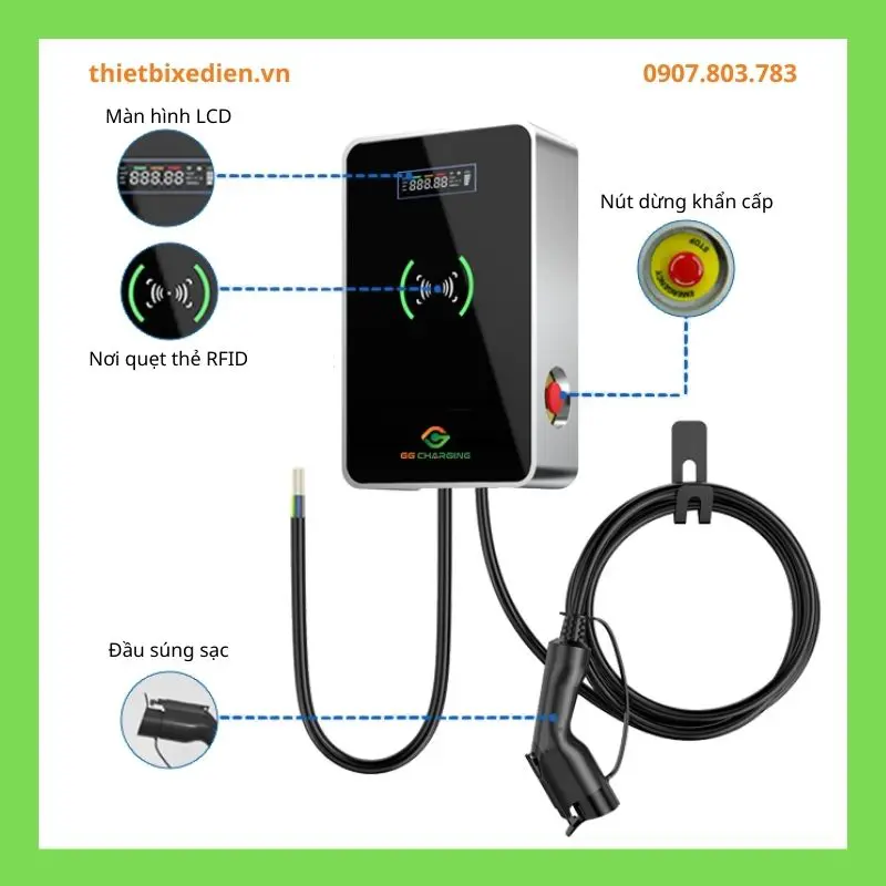 Sạc ô tô điện tại nhà GG Charging 